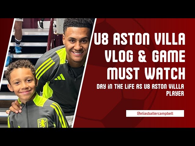 First Day Back Training As U8 Academy Football Player ( Aston Villa )