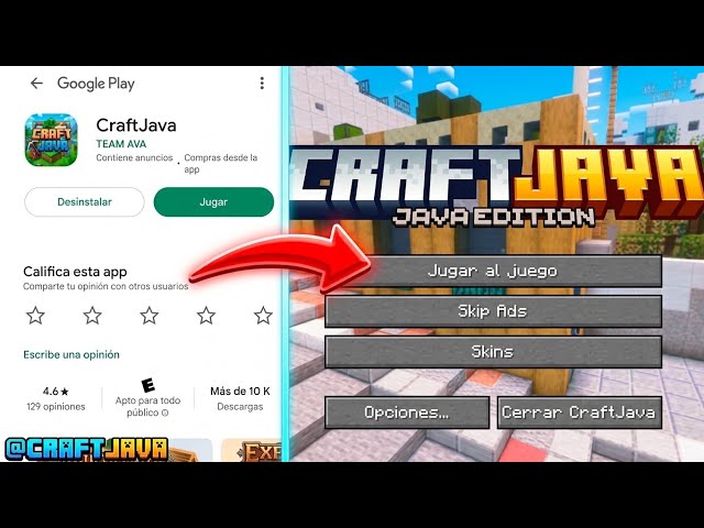 ¡LA MEJOR COPIA DE MINECRAFT JAVA PARA CELULARES! (CraftJava)