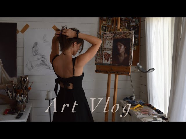 Vlog de arte | Una semana realista, pintura al óleo, orden y nuevos proyectos!