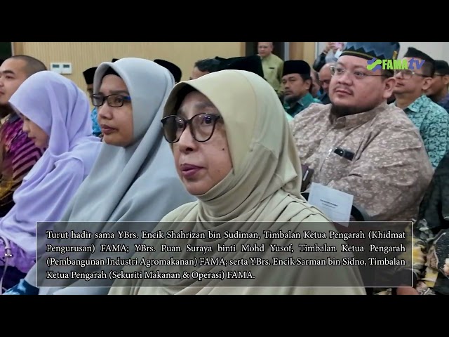 Majlis Penyerahan Watikah Panel Program Sahabat Ilmuwan FAMA