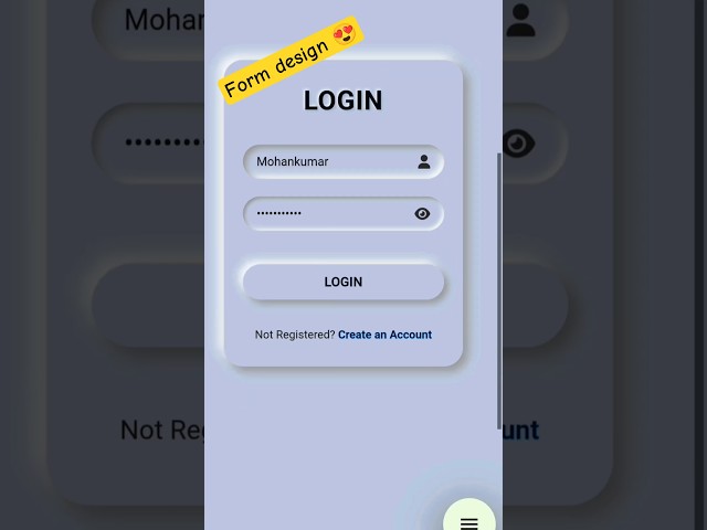 Glassmorphism Login UI – Mind Blowing! 🤯 Form Design#shorts#pythonb#blog#coding#animation