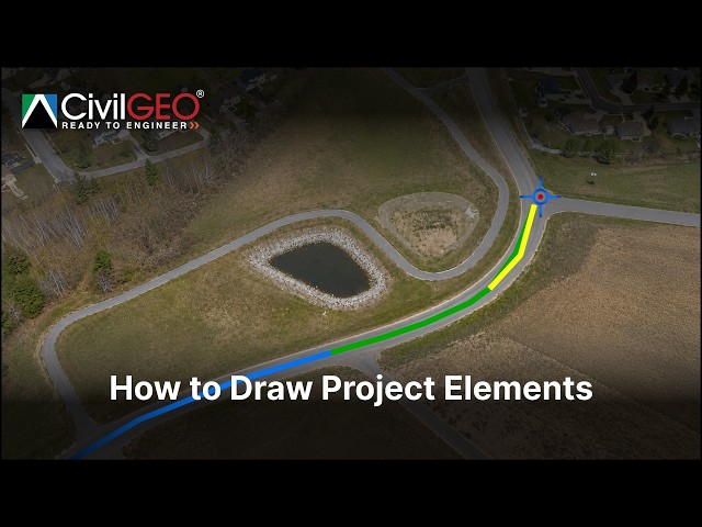 How to Draw Project Elements | CivilGEO