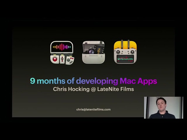 Chris Hocking - 9 months of developing Mac Apps (2023)