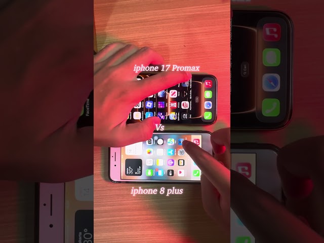 iPhone 17 Pro Max vs iPhone 8 Plus – 4 Apps Speed Test #adibondgames