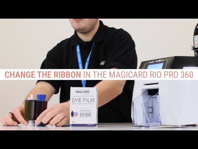 How to Change the Printer Ribbon in the Magicard Rio Pro 360 ID Card Printer