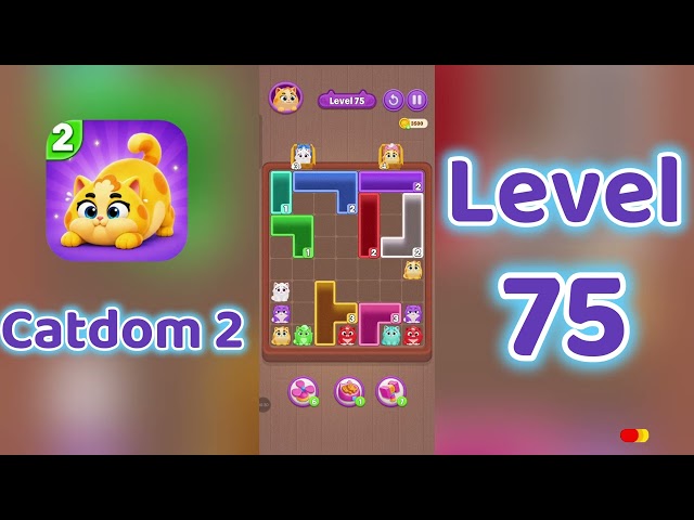 Catdom 2 Level 75 walkthrough 🐱 | SolutionGuruji