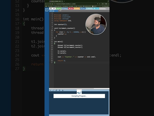 Multithreading Race Condition In Short