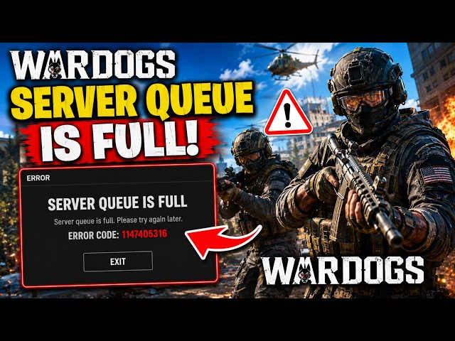 Wardogs server queue is full error code 1147405316