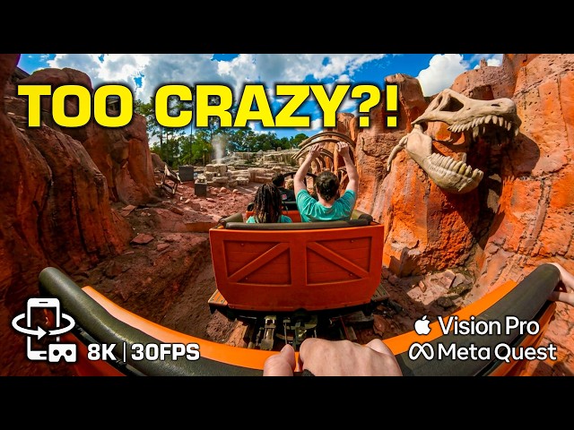 THIS FAMILY COASTER IS CRAZY 🚂 Big Thunder Mountain 8K realistic POV 🟩 Disney World VR 360 - Quest 3