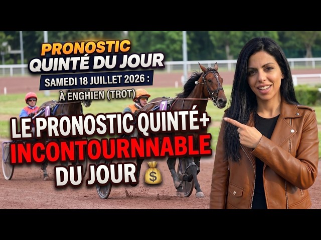QUINTE PREDICTION OF THE DAY SATURDAY, JULY 18, 2026 – ENGHIEN: The UNMISSABLE Quinté+ Prediction 💰