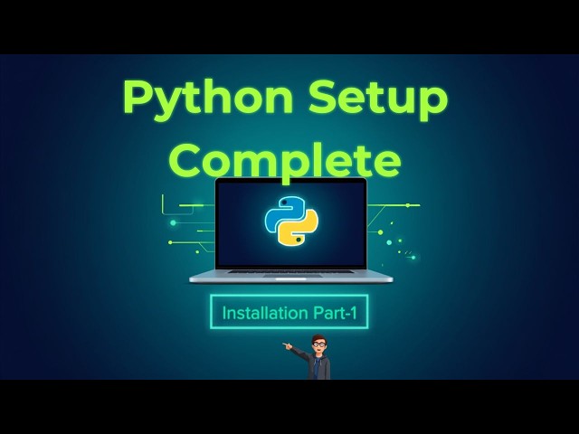 Python Setup 2026 Part-1| Python 3.13 setup video | Ai @DataTellsTheStory  #ai #python