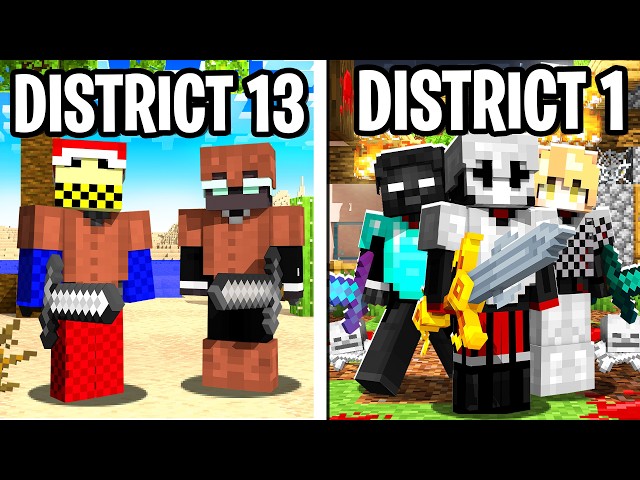 100 Players Simulate Minecraft's Deadliest Hunger Games!