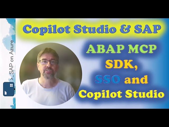 Copilot Studio & SAP: Build an MCP Server inside ABAP — zmcp2 + BTP Router, Principal Propagation