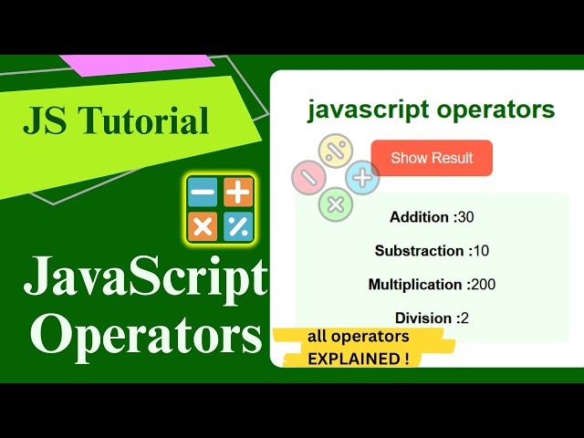 JavaScript Operators EXPLAINED! | DON'T IGNORE...