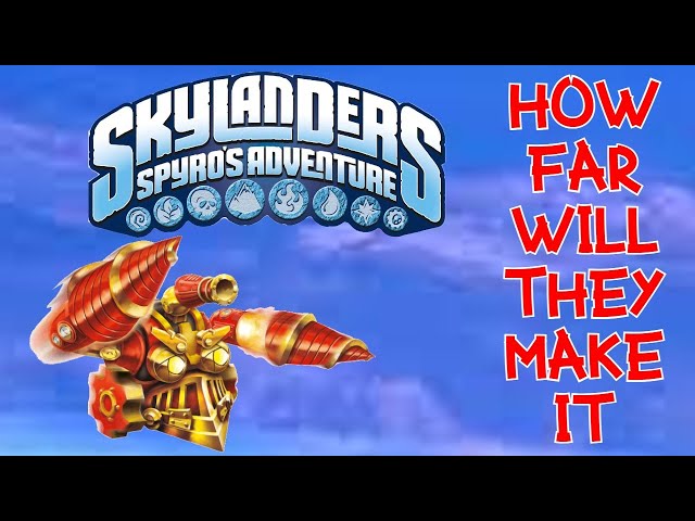 How far can Drill Sergeant make it in Skylanders Spyro's Adventure?