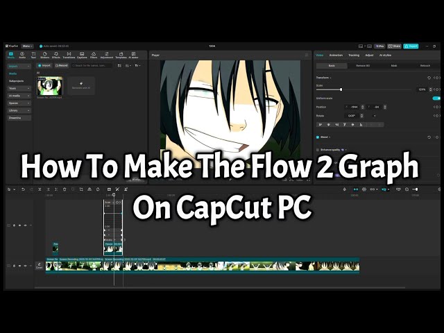How To Make The Flow 2 Graph On CapCut PC Tutorial