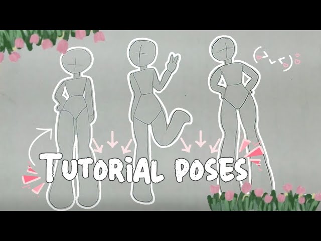 Tutorial de Poses👀✨ //Cómo Aprender A Dibujar Poses Para Tus Dibujitos ⁉️// by: @DibujandoConDianita