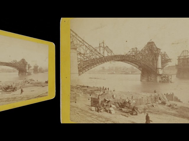 Eads Bridge, St Louis 1873 (silent, still image)