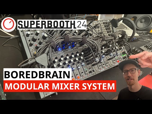 Boredbrain Music Xcelon & Optx v2 - Ultimate Modular Expandable Eurorack Mixer | Superbooth 24