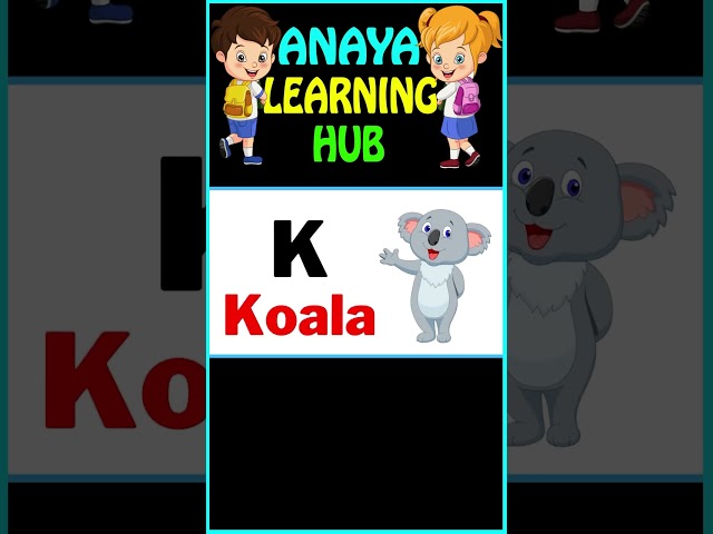 K for koala #youtubeshorts #shorts #ytshorts