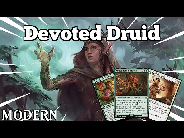 Splicing CRACKED COMBOS into the Devoted Druid Deck | Modern