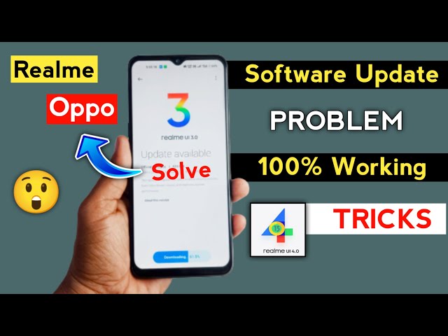 Realme & Oppo Software Update Problem Solve | How to fix software update issues on Realme and Oppo