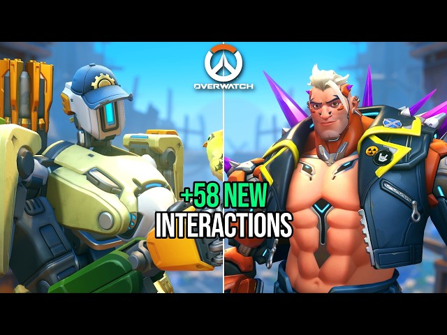 Midseason 3 - All 58 New Hero Interactions in Overwatch!