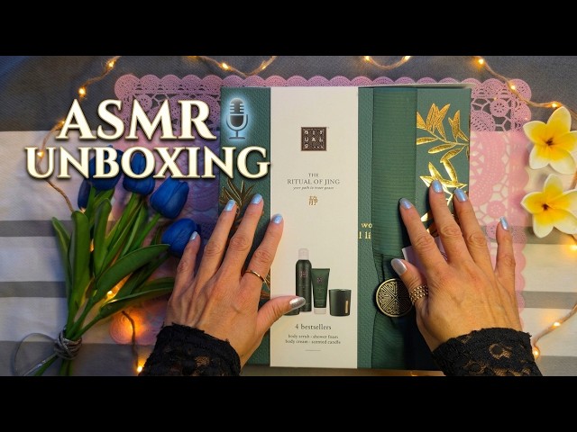 ASMR Unboxing Rituals Gift Set 🌿 Tapping & Scratching (No Talking)