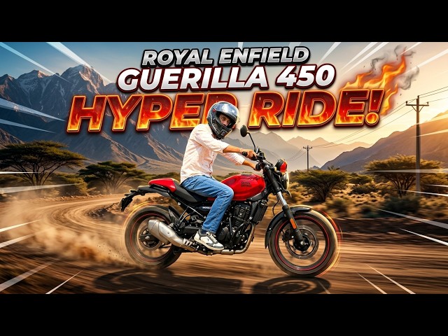 RE Guerrilla 450 Hyper Ride: This Bike Is Crazy! 🔥| YWB Vlogs