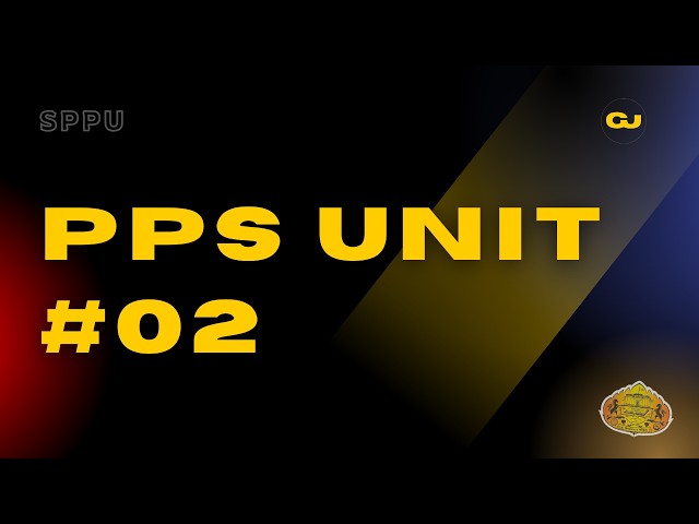 PPS Unit 2 Complete in One Shot