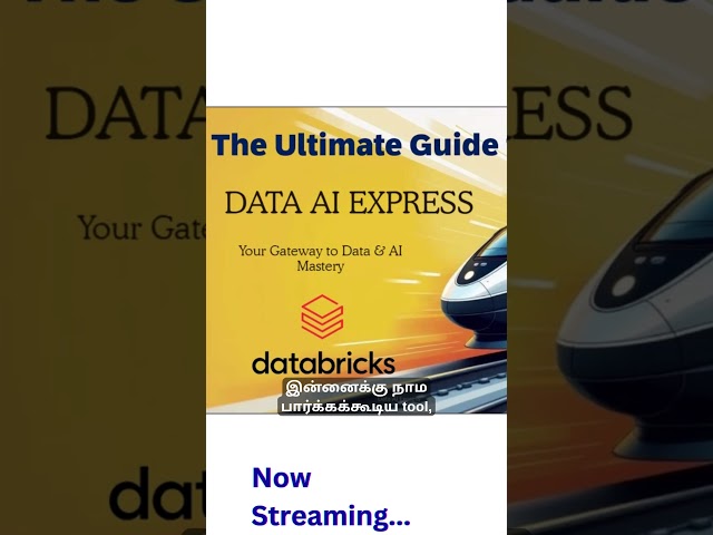 The Ultimate guide to Databricks Tamil #data #ai #databricks #college #trending #shortsviral #viral
