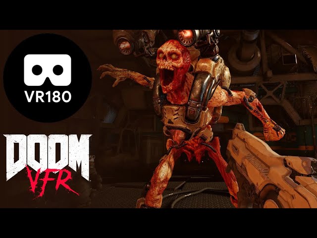 Doom VFR - PSVR VR180 3D gameplay