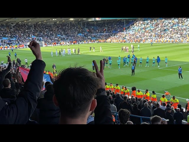 Wolves Fans Sing not fit to wear the shirt FULL TIME Leeds 3-0 Wolves 