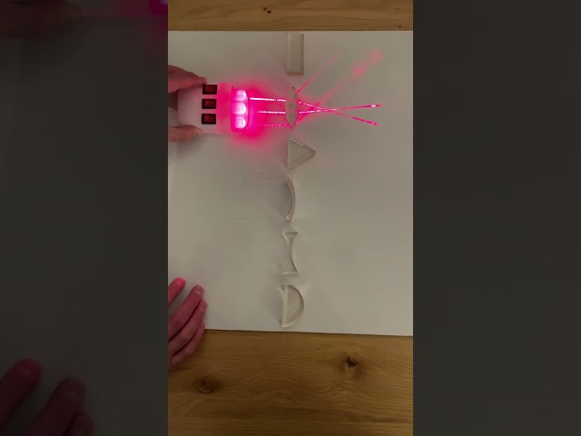 Kit de óptica de rayos láser #educación #láser #ingeniería #física