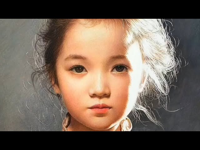 Drawing a Hyper Realistic portrait with colored pencil