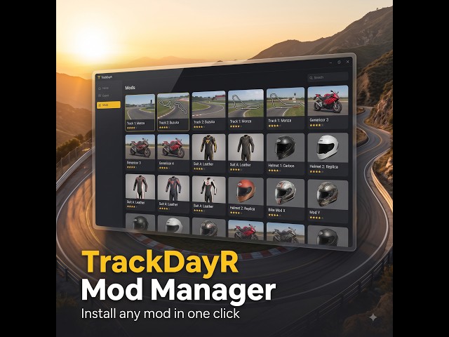 How To Install TrackDayR Mods in 2026 With TrackDayR Mod Manager #trackdayr #howtoinstall #tutorial