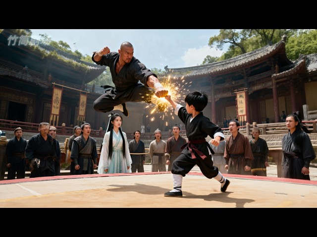 第一家族上門挑釁，殊不知這個被嘲笑從沒習武的13歲男孩竟是格鬥之神轉世！一拳震裂地面打的他們滿地找牙震驚四座！#签到武圣