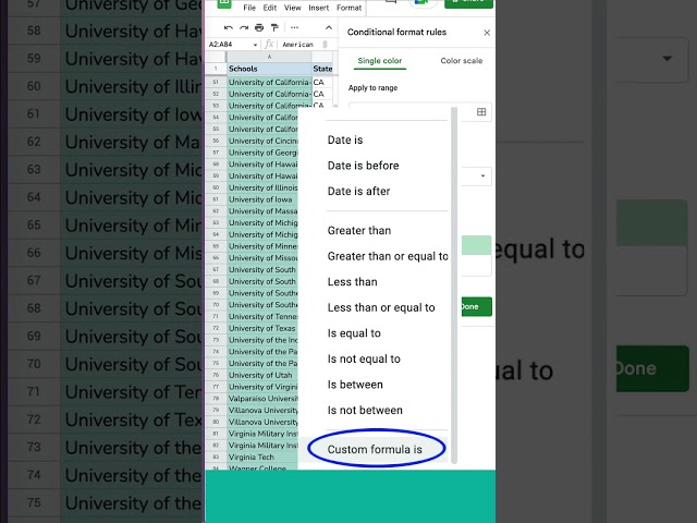 Highlight Duplicates in Google Sheets SHORTS || Use Conditional Formatting to Find Duplicates