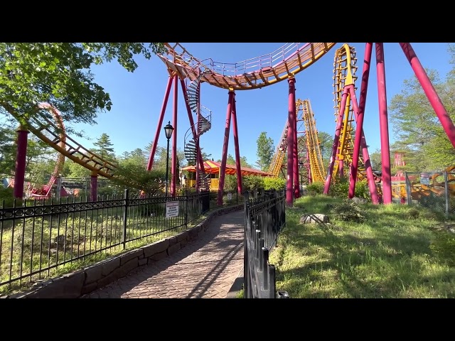 Flashback Offride PoV 07/10/2022 || Full Cycle (Static Cam) from Queue Line | Six Flags Great Escape