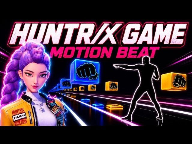Immersive Interactive Warm-Up 💜 | K-POP DEMON HUNTERS | BEAT MOTION, DANCE MODE