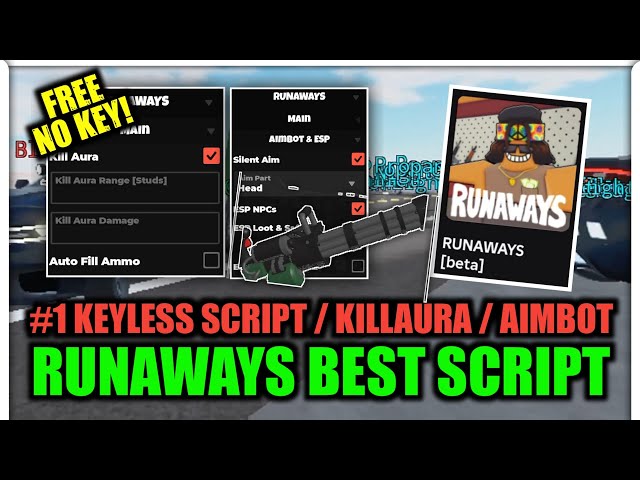 Runaways Script Hack No Key | Kill Aura, Esp Loot, SpeedWalk | Mobile & Pc