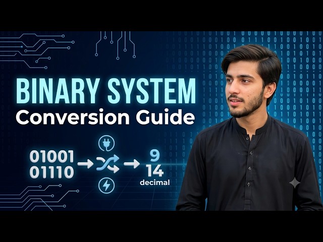 9th Class Computer Science Chapter 1 | Binary Number System & Conversion
