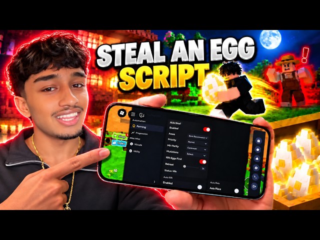 STEAL AN EGG SCRIPT - AUTO STEAL, KEYLESS, EASY SETUP FULLY WORKING STEAL AN EGG SCRIPT
