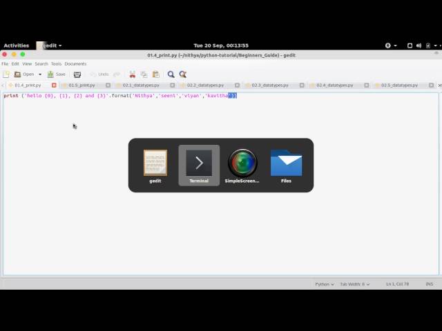 Introduction to Python Programming  -  with Examples -  in Tamil