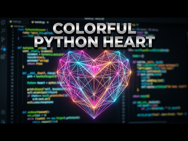 ColorFull Heart animation || python ||