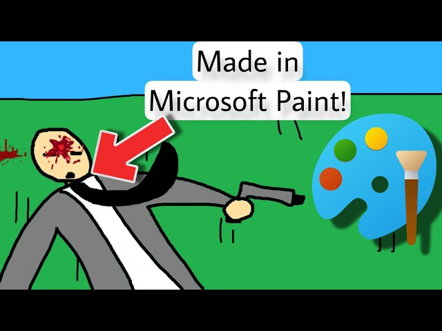 I made THIS ANIMATION in MICROSOFT PAINT! | My first MS Paint animation