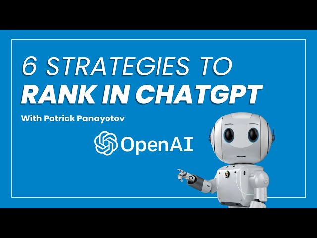 6 Strategies to Rank in ChatGPT | Boost Visibility with AI SEO