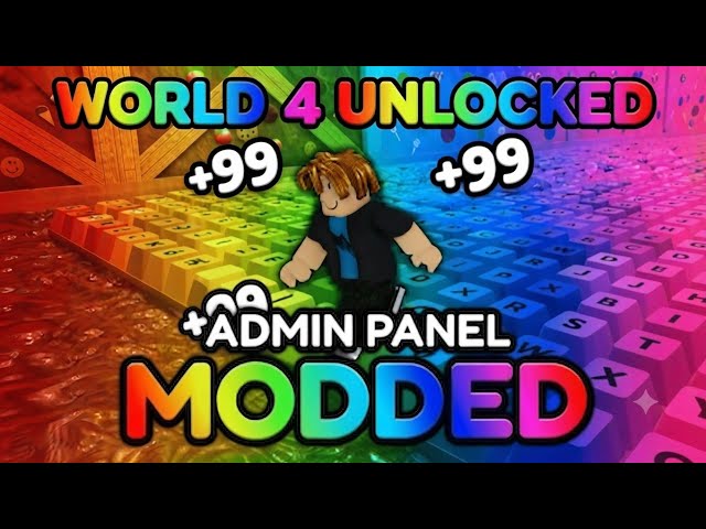+1 Speed Keyboard Escape MODDED: INFINITE SPEED + ALL WORLDS UNLOCKED!