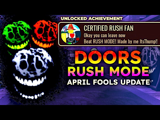 DOORS April Fools UPDATE - RUSH MODE - [Full Walkthrough] ROBLOX