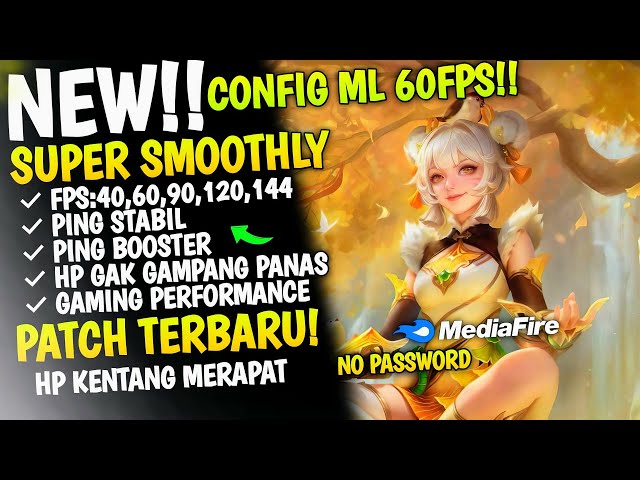 Config ML Anti Lag 40-60FPS Terbaru Super Smoothest | Fix Lag & Frame Drop Mobile Legend